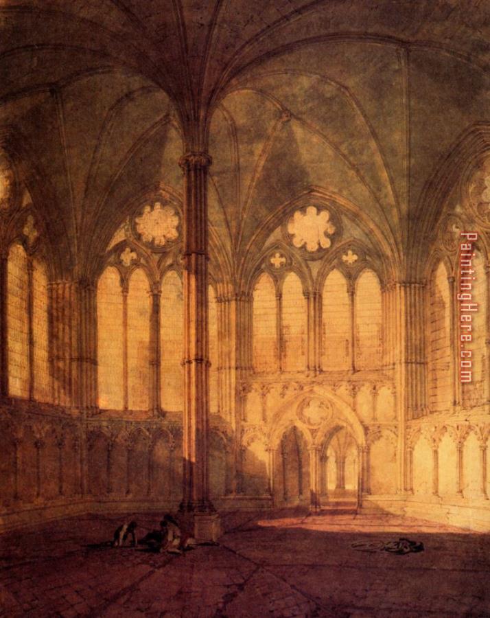 Joseph Mallord William Turner The Chapter House, Salisbury Chathedral